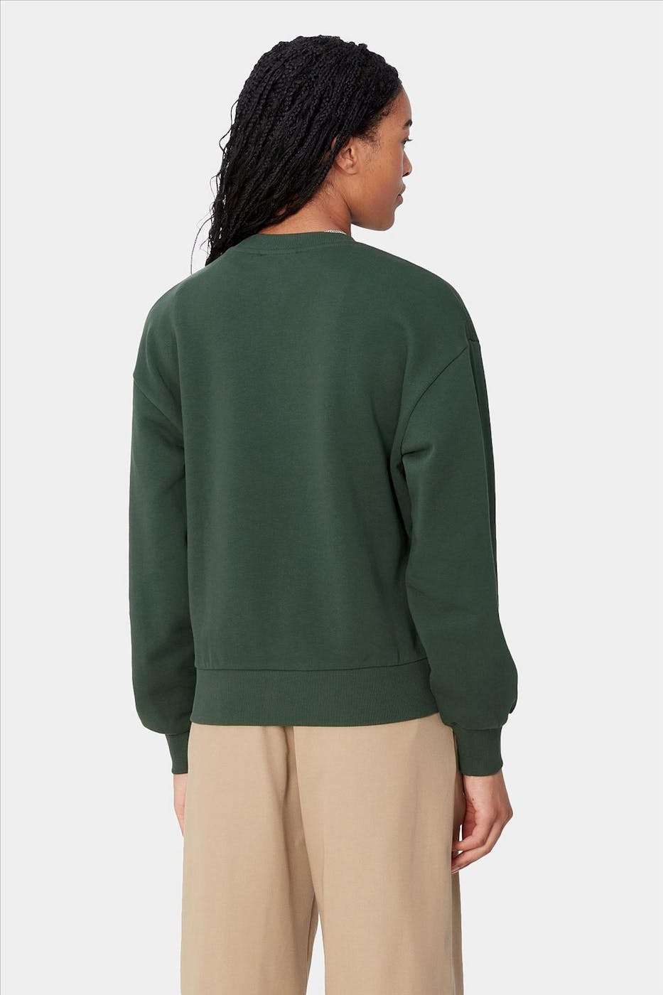 Carhartt WIP - Donkergroene Casey sweater