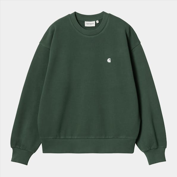 Carhartt WIP - Donkergroene Casey sweater
