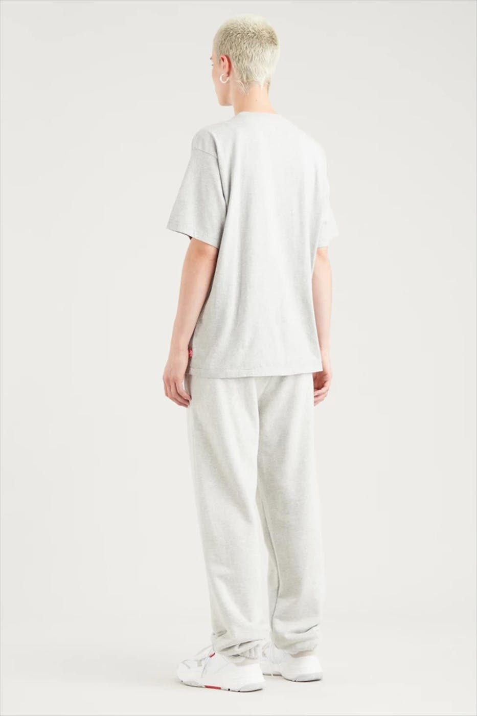 Levi's - Grijze Small Embroidery Logo T-shirt