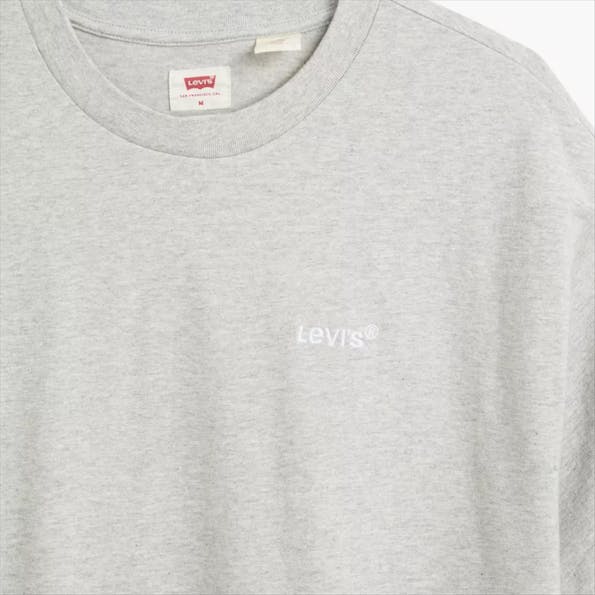 Levi's - Grijze Small Embroidery Logo T-shirt