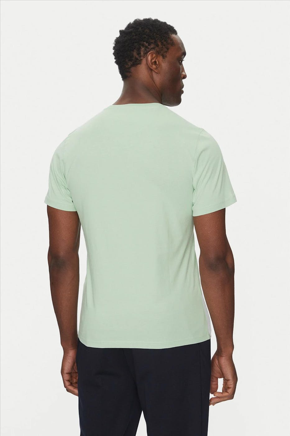 Barbour - Lichtgroene Essential Sports T-shirt