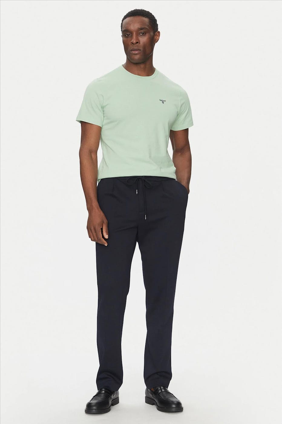 Barbour - Lichtgroene Essential Sports T-shirt