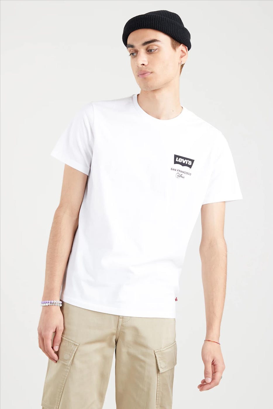 Levi's - Witte San Francisco Batwing T-shirt