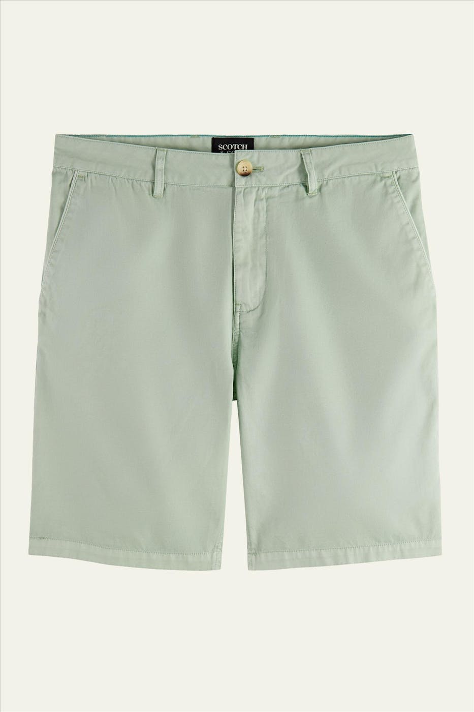 Scotch & Soda - Lichtgroene Stuart short