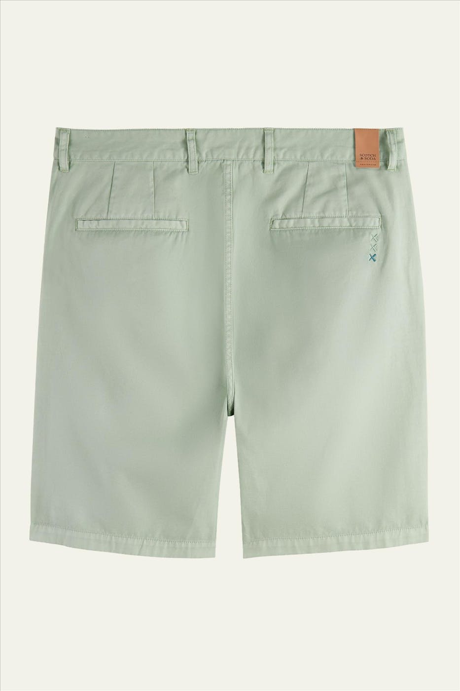 Scotch & Soda - Lichtgroene Stuart short