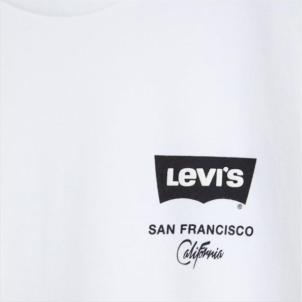 Levi's - Witte San Francisco Batwing T-shirt
