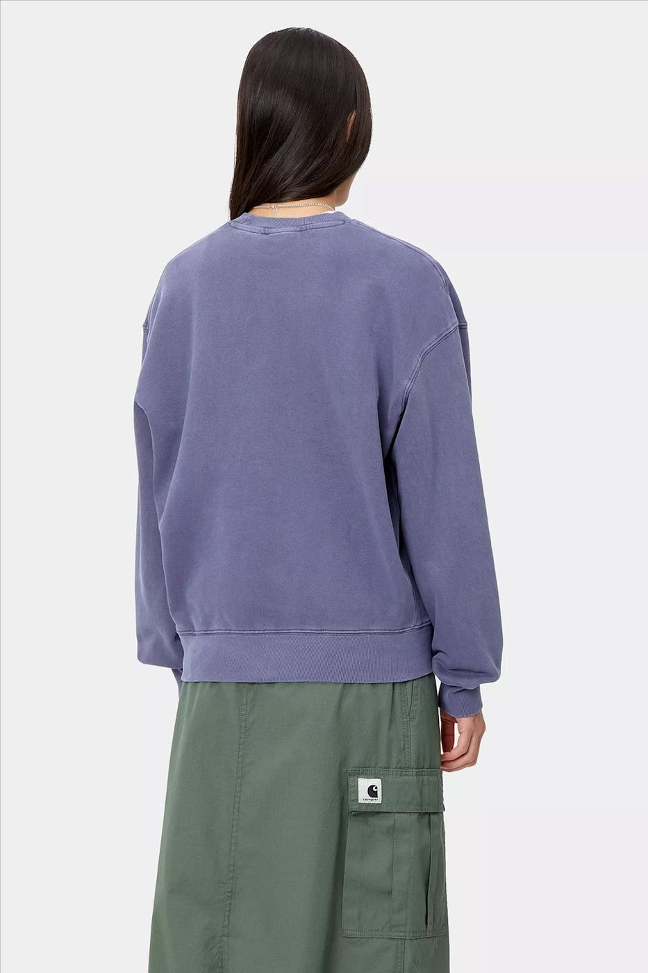 Carhartt WIP - Donkerpaarse Nelson sweater