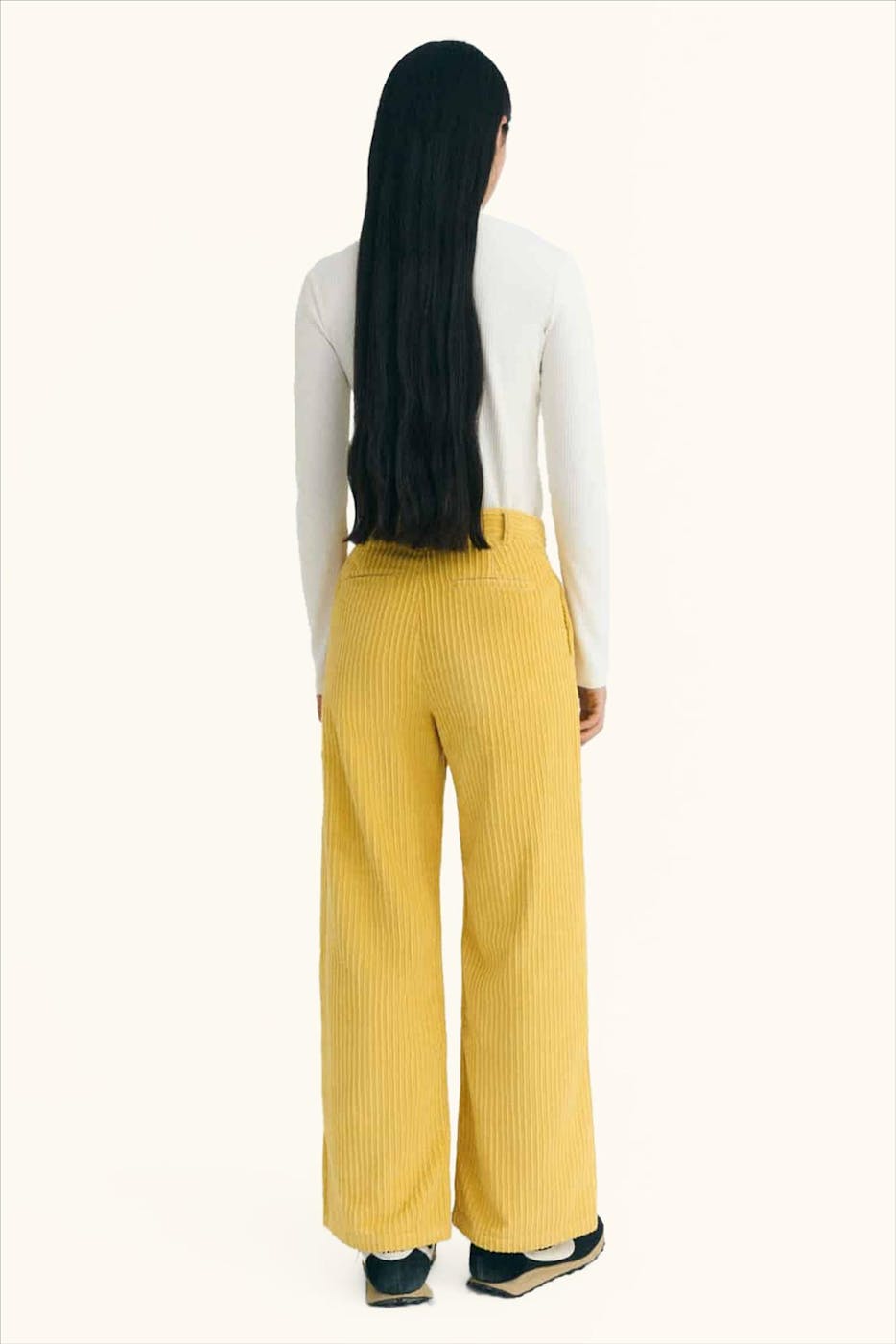 Thinking Mu - Gele Corduroy Karina broek