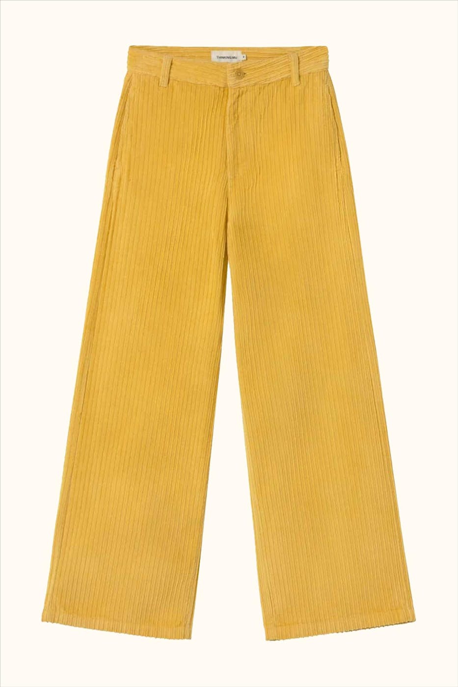 Thinking Mu - Gele Corduroy Karina broek