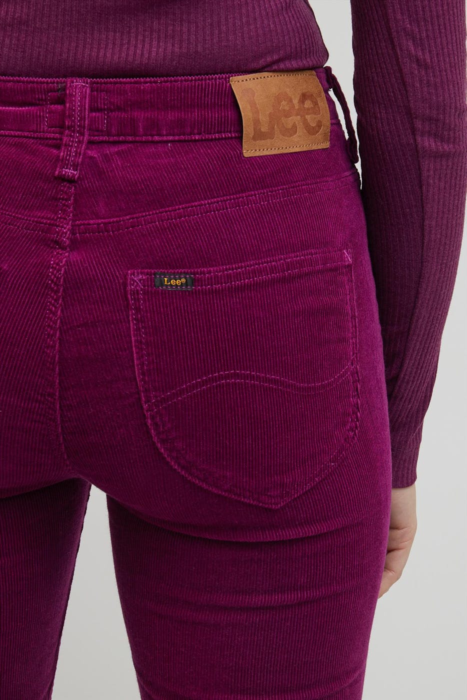 Lee - Fushia Breese Flare broek