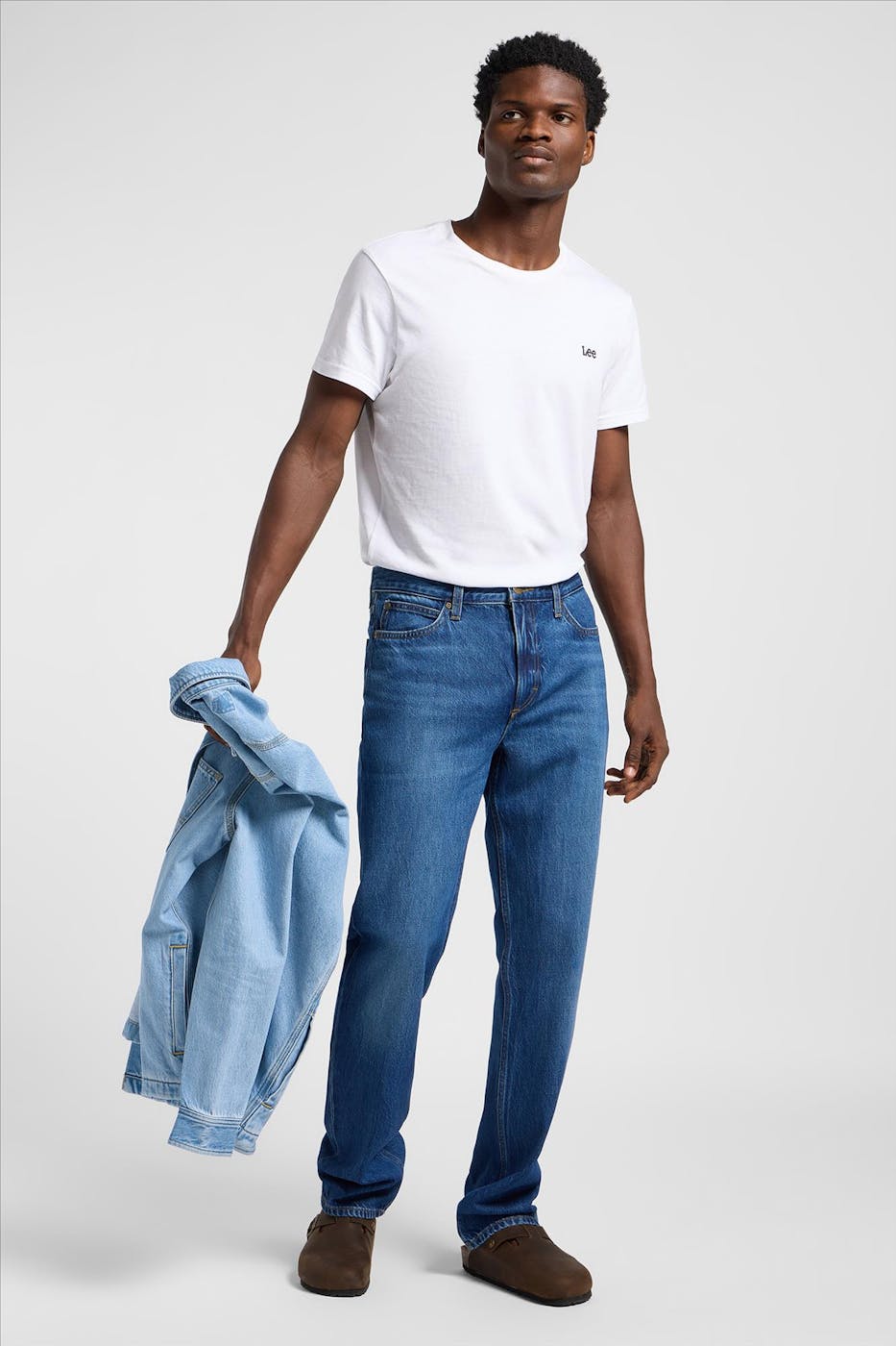Lee - Blauwe Flirt Alert West regular straight jeans