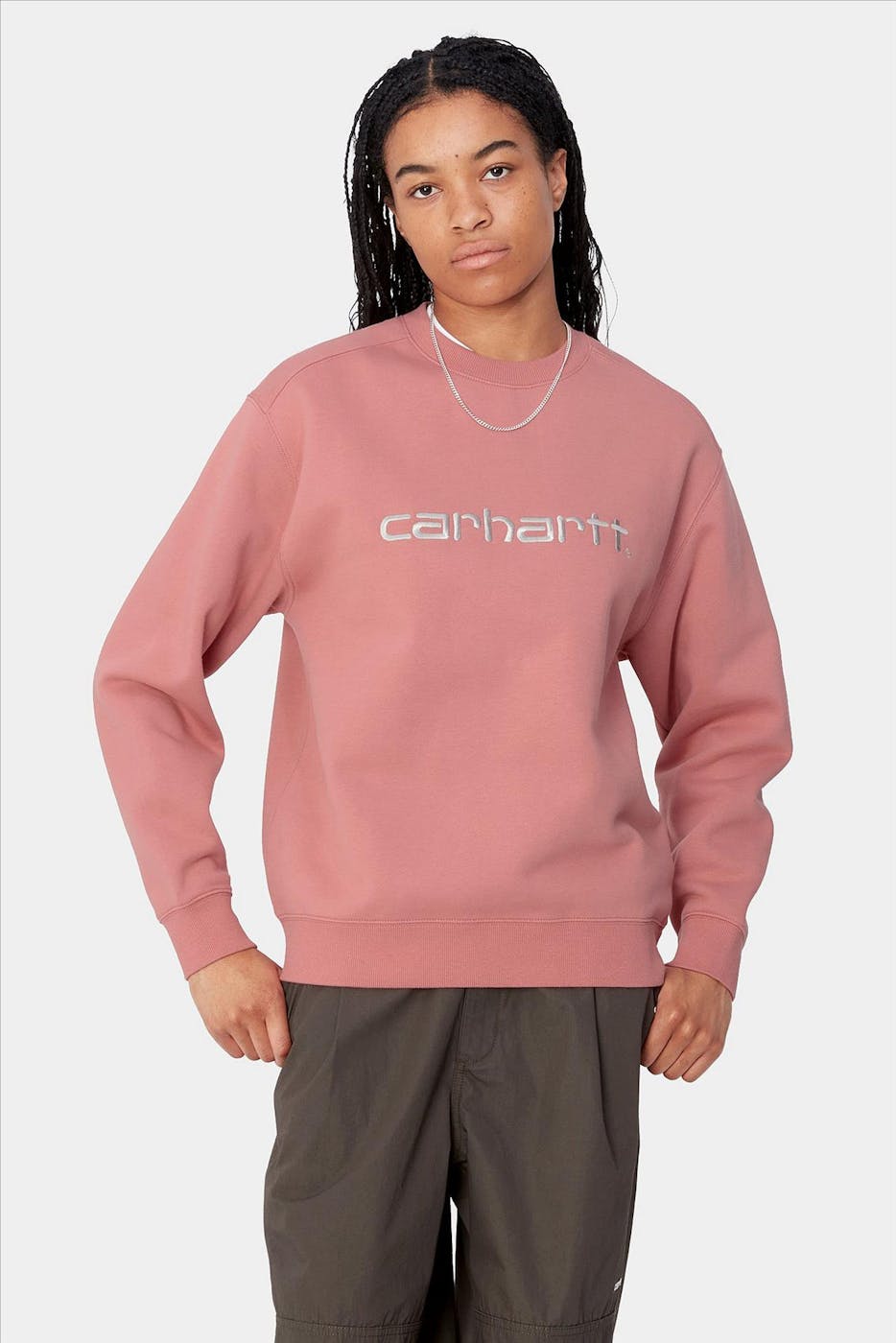 Carhartt WIP - Koraal Carhartt sweater