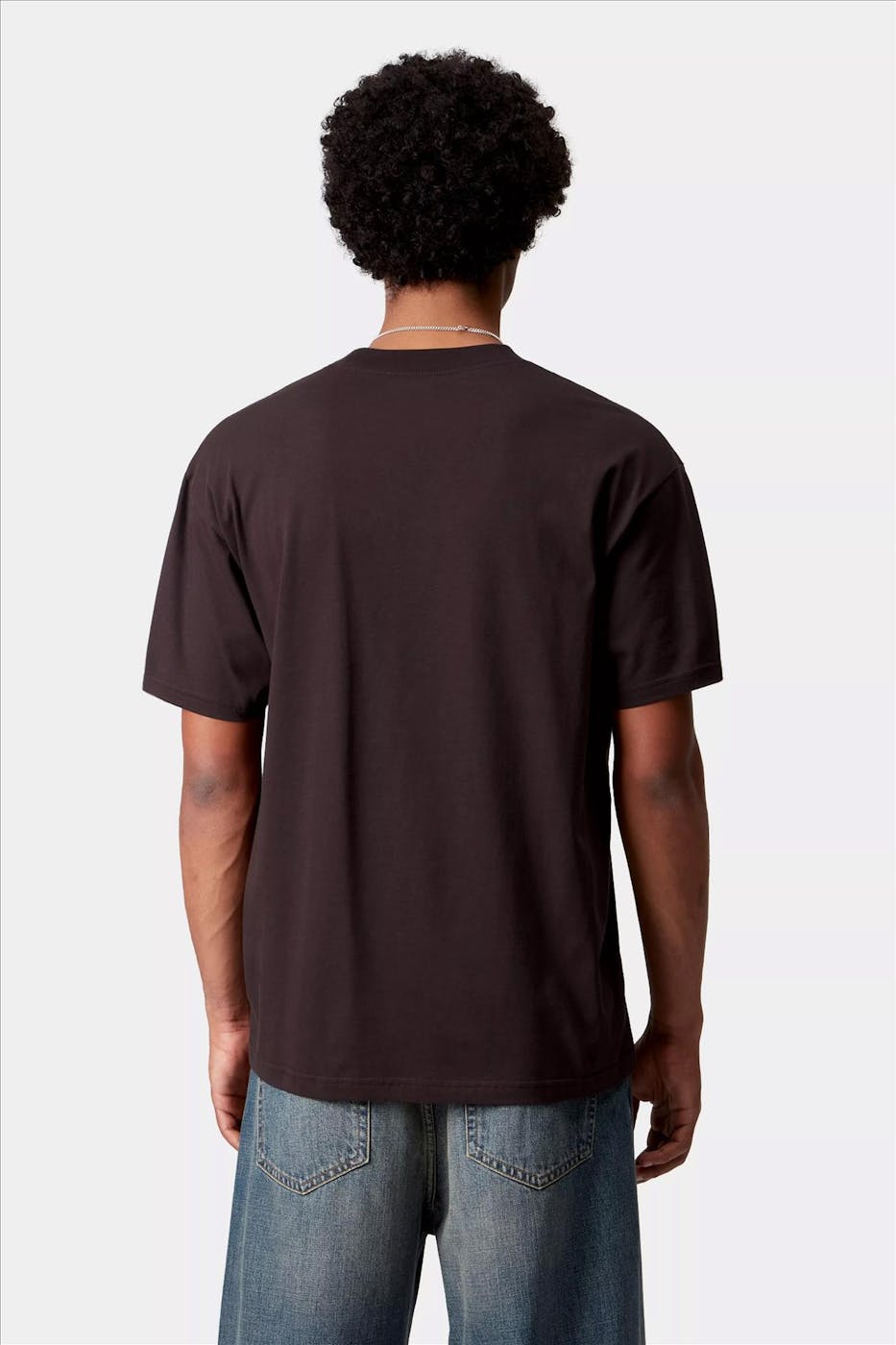 Carhartt WIP - Donkerbruine Rising Helix T-shirt