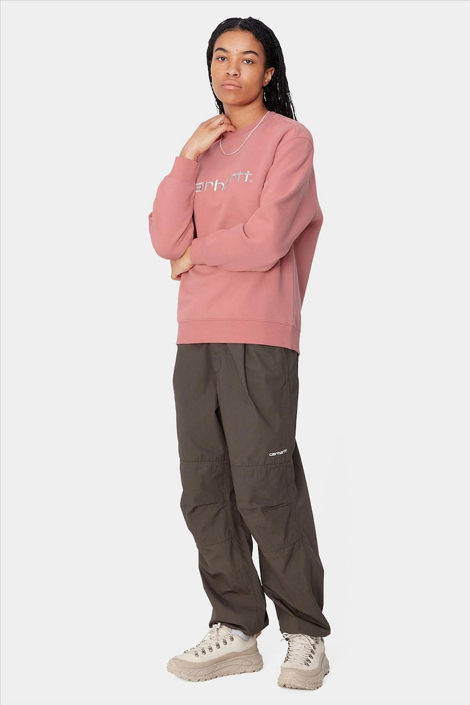 Carhartt WIP - Koraal Carhartt sweater