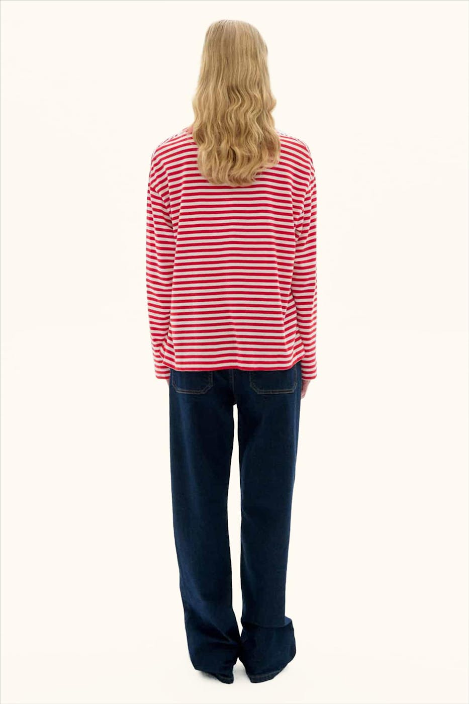 Thinking Mu - Rood-Witte Willy longsleeve