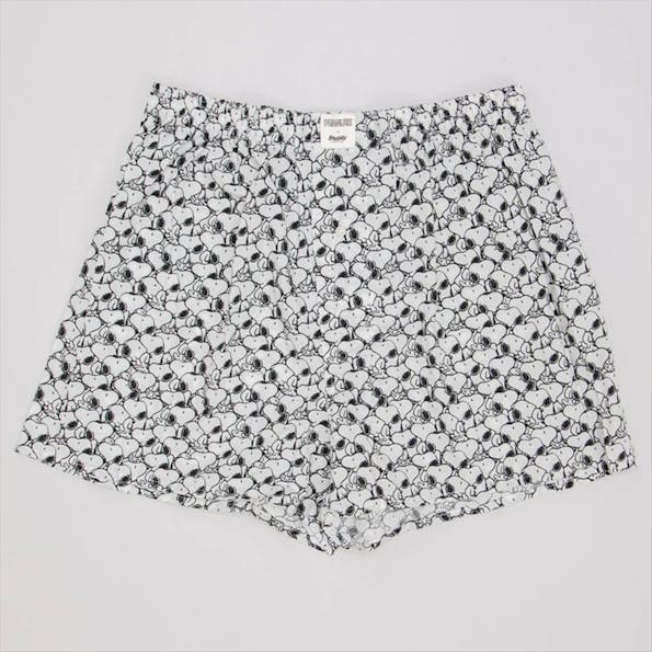 Brava - Witte peanuts B&W boxershort