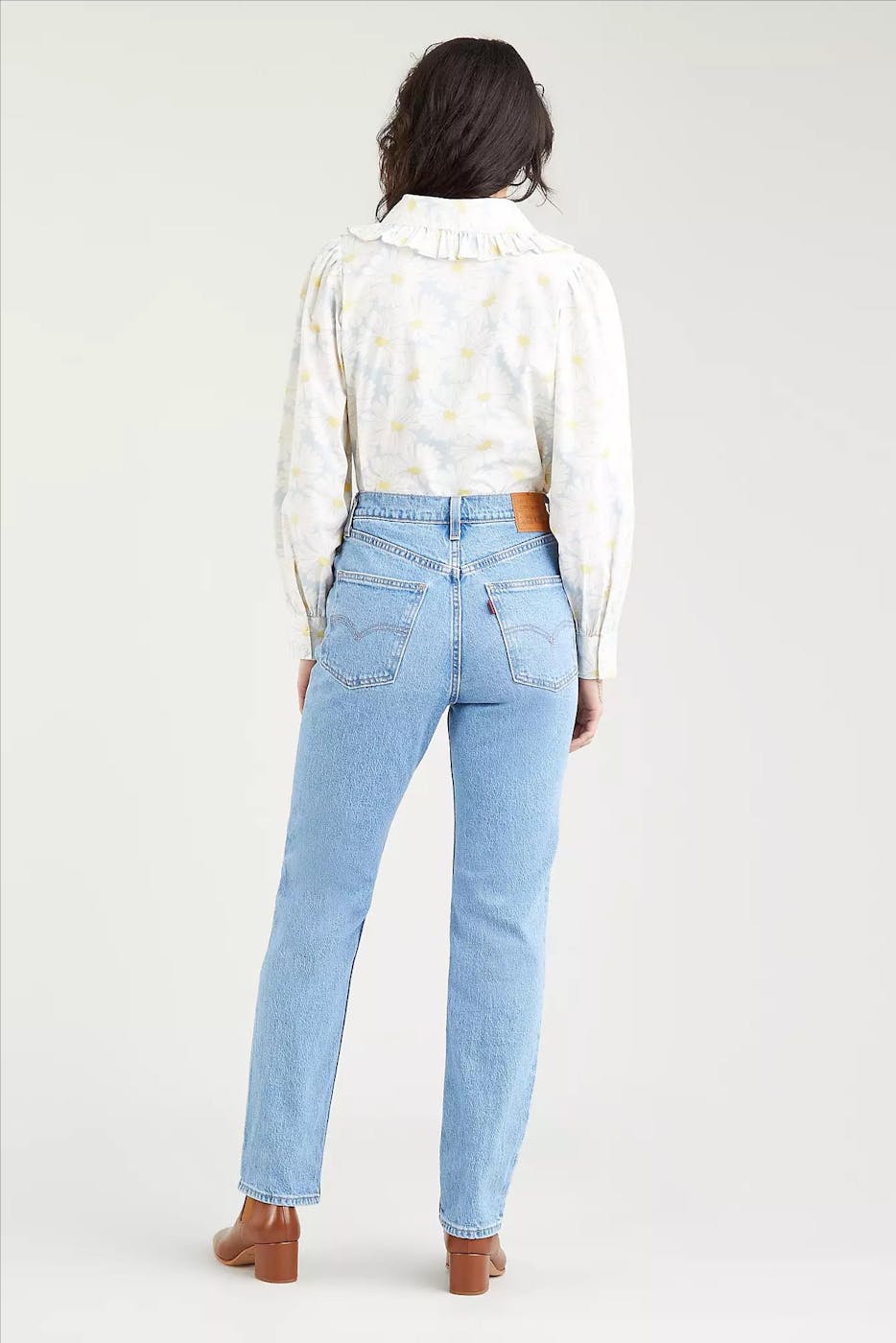 Levi's - Blauwe 70s High Slim Straight jeans