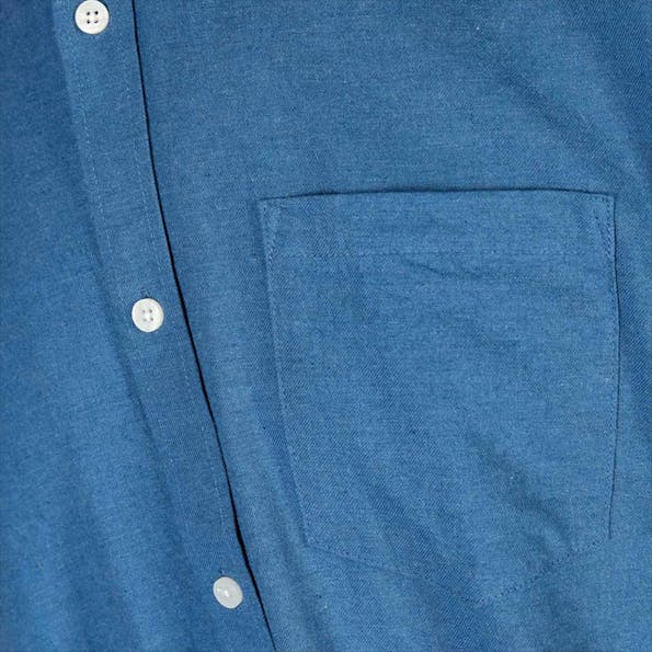 Minimum - Blauw Jay 3.0 hemd