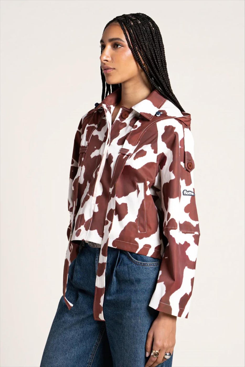Flotte - Ecru-Bruine Tuileries trenchcoat