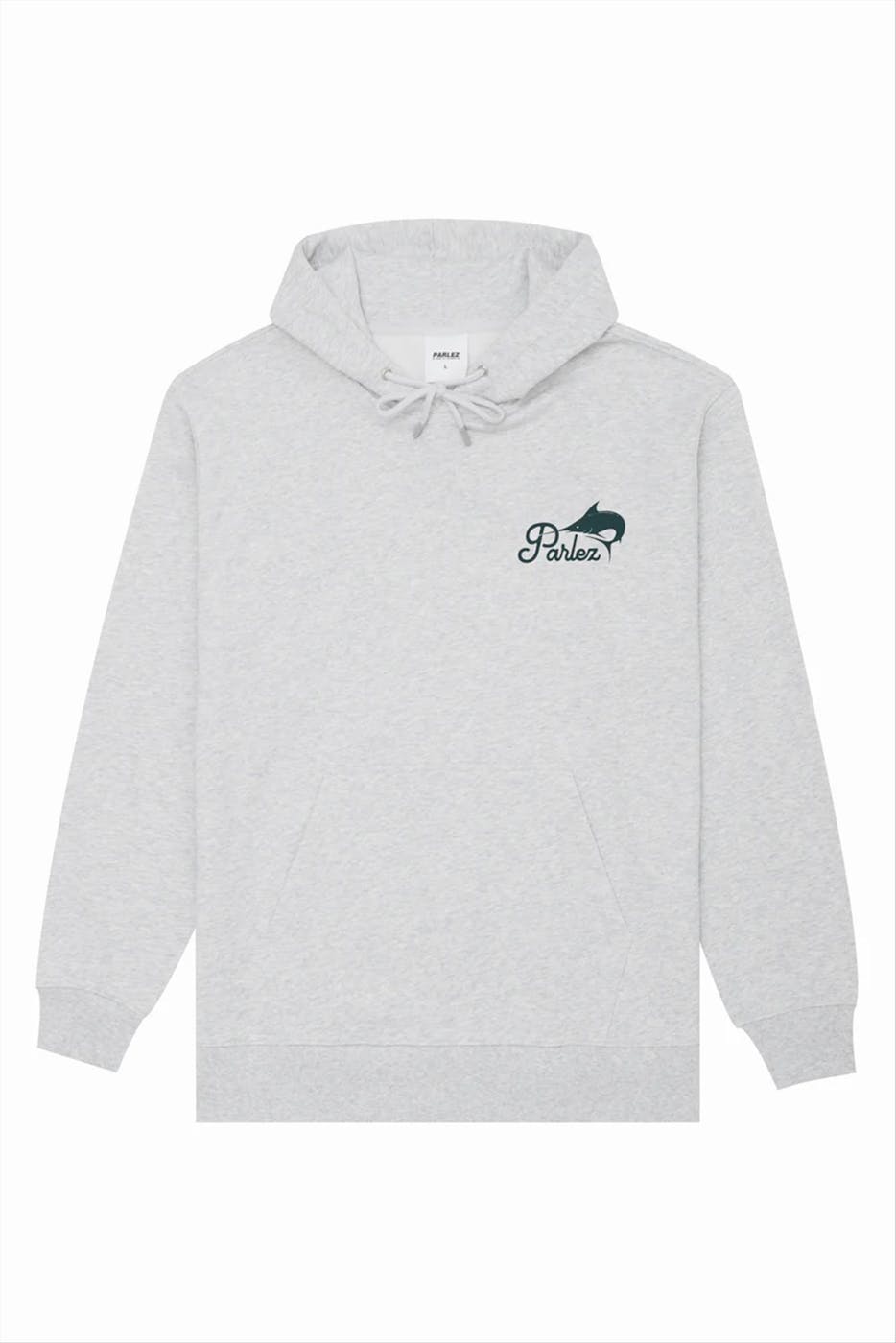 PARLEZ - Lichtgrijze Marlin hoodie