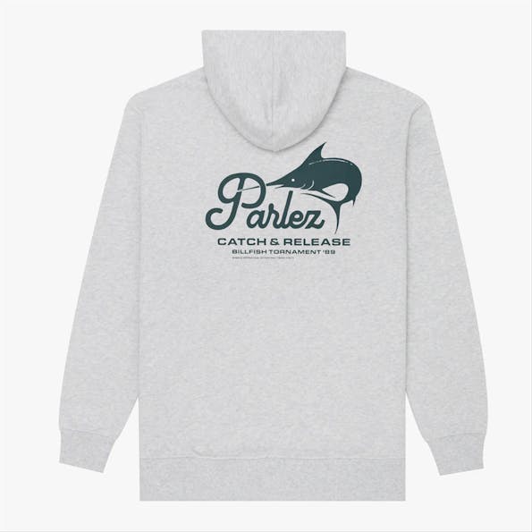 PARLEZ - Lichtgrijze Marlin hoodie