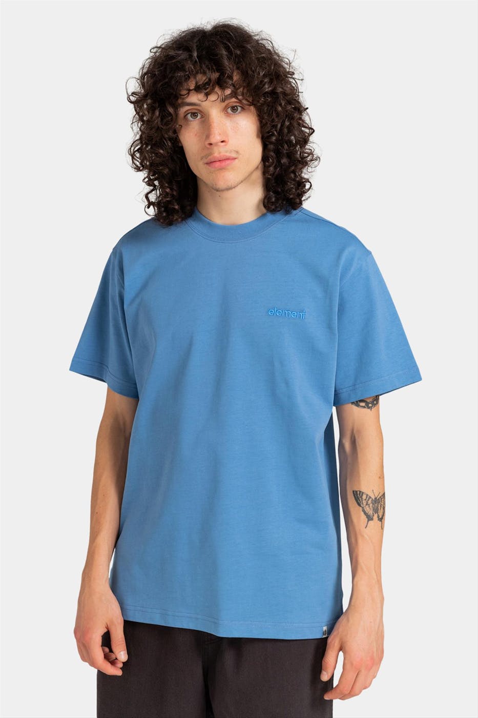 Element - Lichtblauwe Crail 3.0 T-shirt