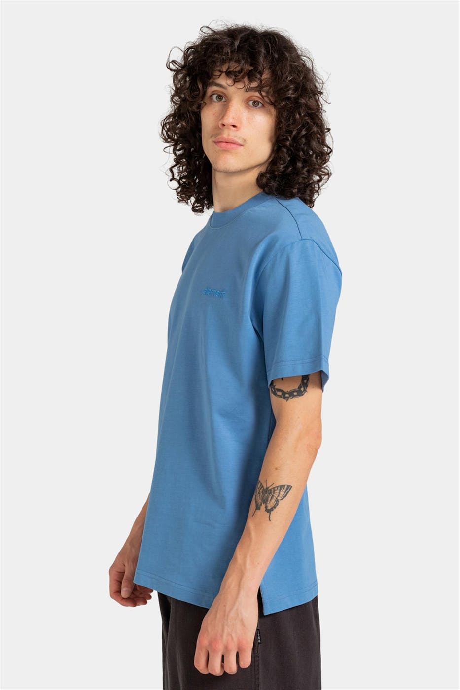 Element - Lichtblauwe Crail 3.0 T-shirt