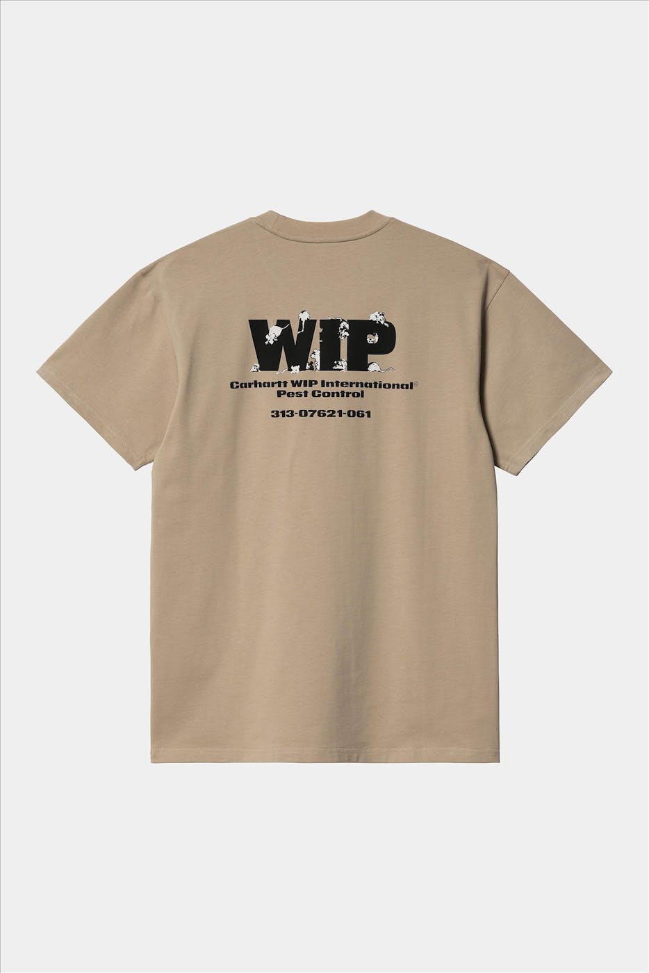 Carhartt WIP - Beige Pest Control T-shirt