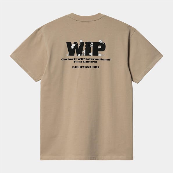 Carhartt WIP - Beige Pest Control T-shirt