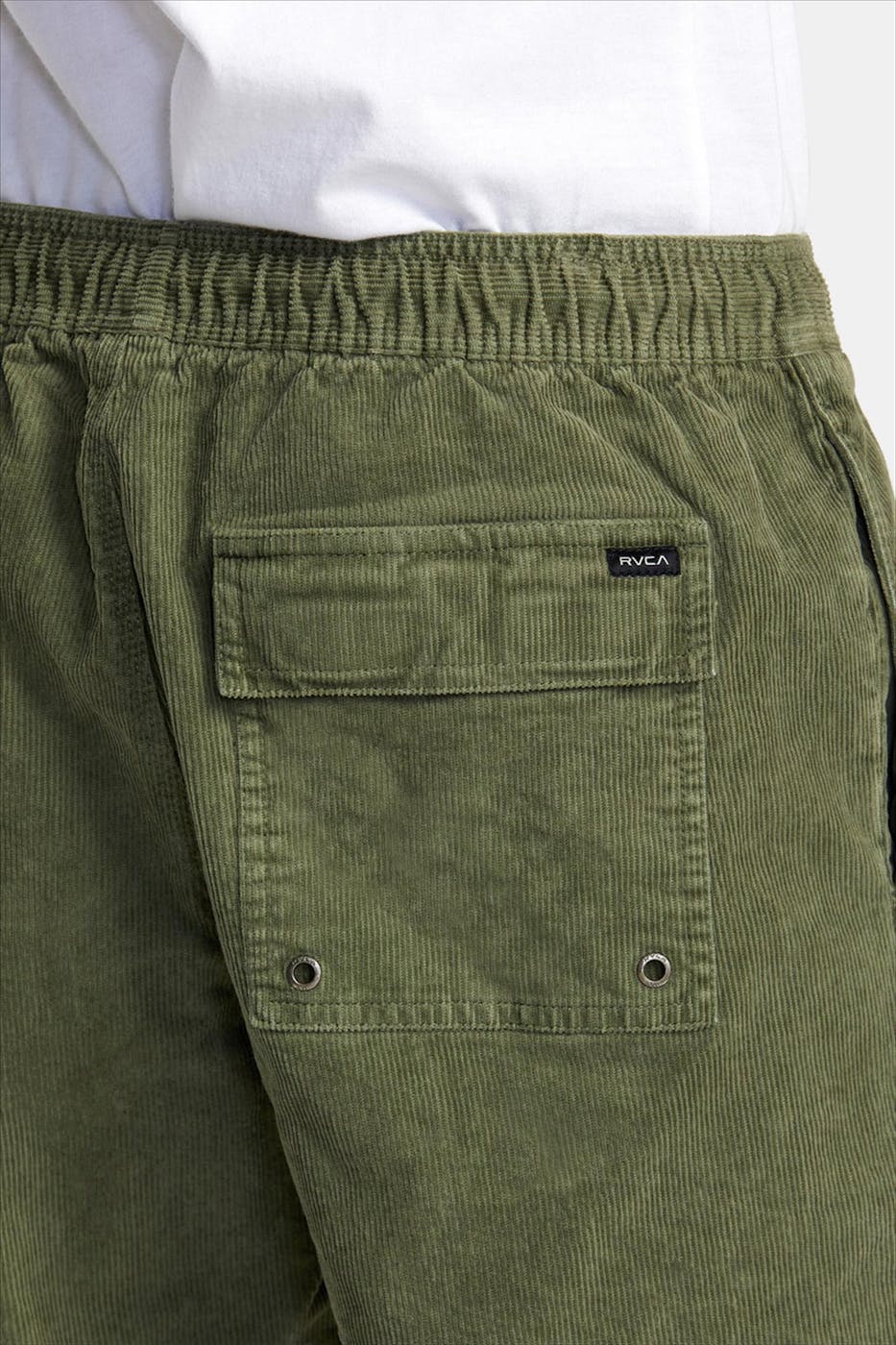 RVCA - Olijfgroene Escape Elastic short