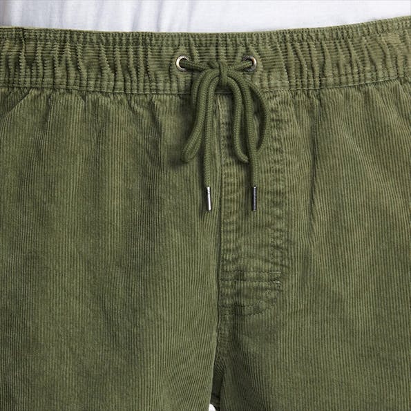 RVCA - Olijfgroene Escape Elastic short