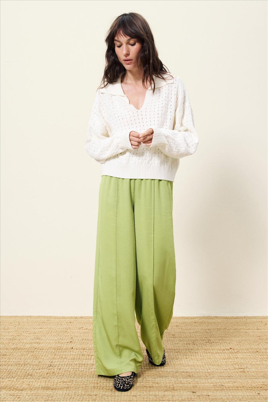 FRNCH - Groene Palmina broek