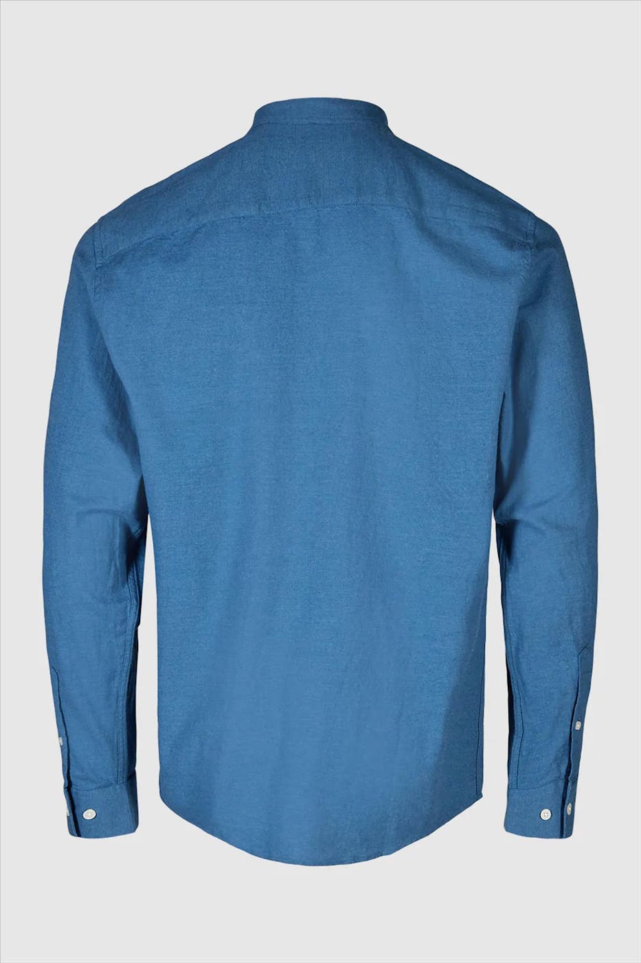 Minimum - Blauw Anholt 2.0 hemd