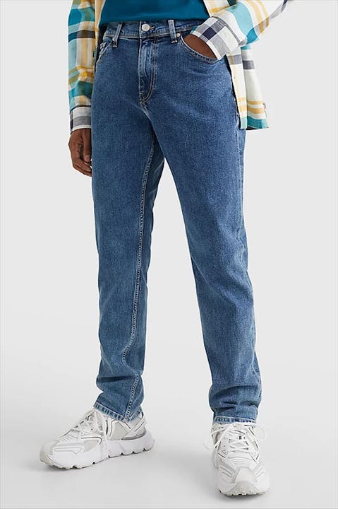 Tommy Jeans - Donkerblauwe Ethan Relaxed Straight jeans