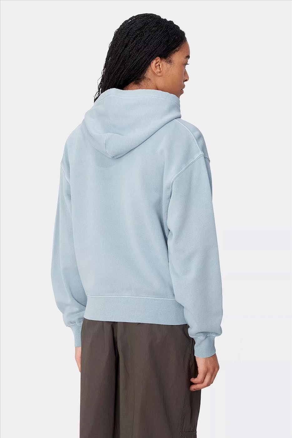 Carhartt WIP - Lichtblauwe Nelson hoodie