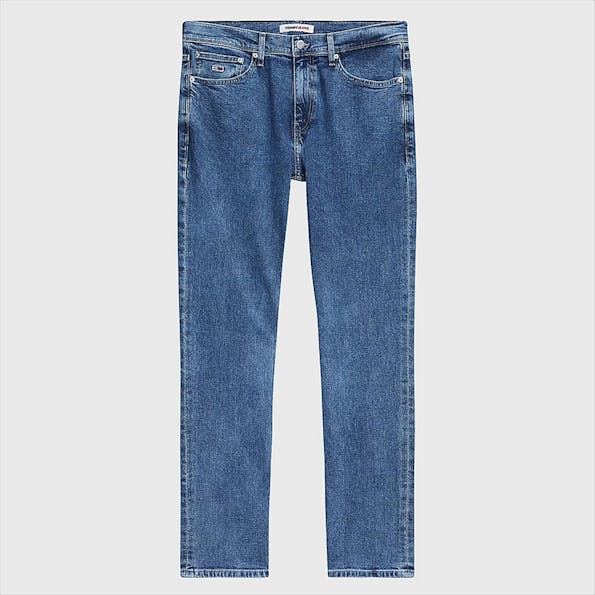 Tommy Jeans - Donkerblauwe Ethan Relaxed Straight jeans