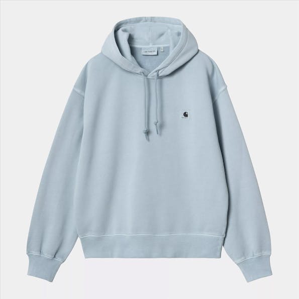 Carhartt WIP - Lichtblauwe Nelson hoodie