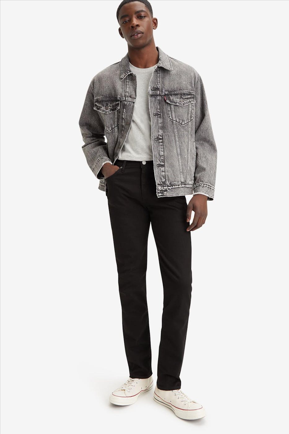 Levi's - Zwarte 511 slim jeans