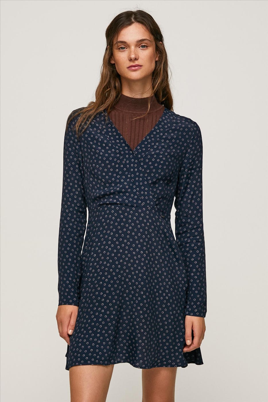 Pepe Jeans London - Donkerblauwe Liuva jurk