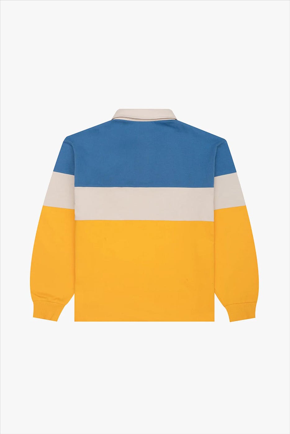 PARLEZ - Blauw-Beige-Gele Strive Rugby sweater