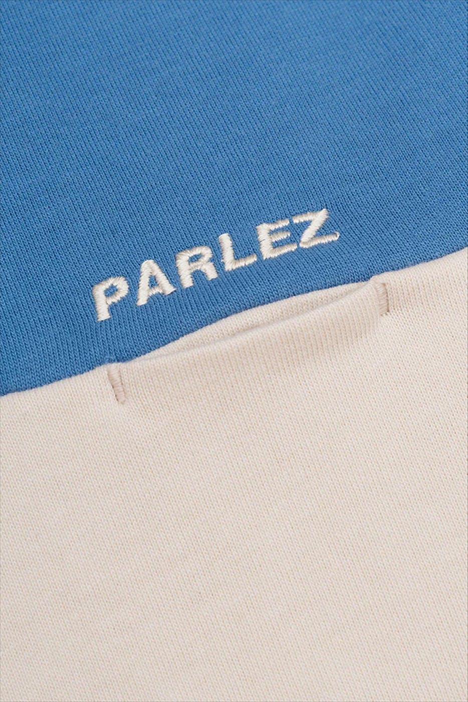 PARLEZ - Blauw-Beige-Gele Strive Rugby sweater