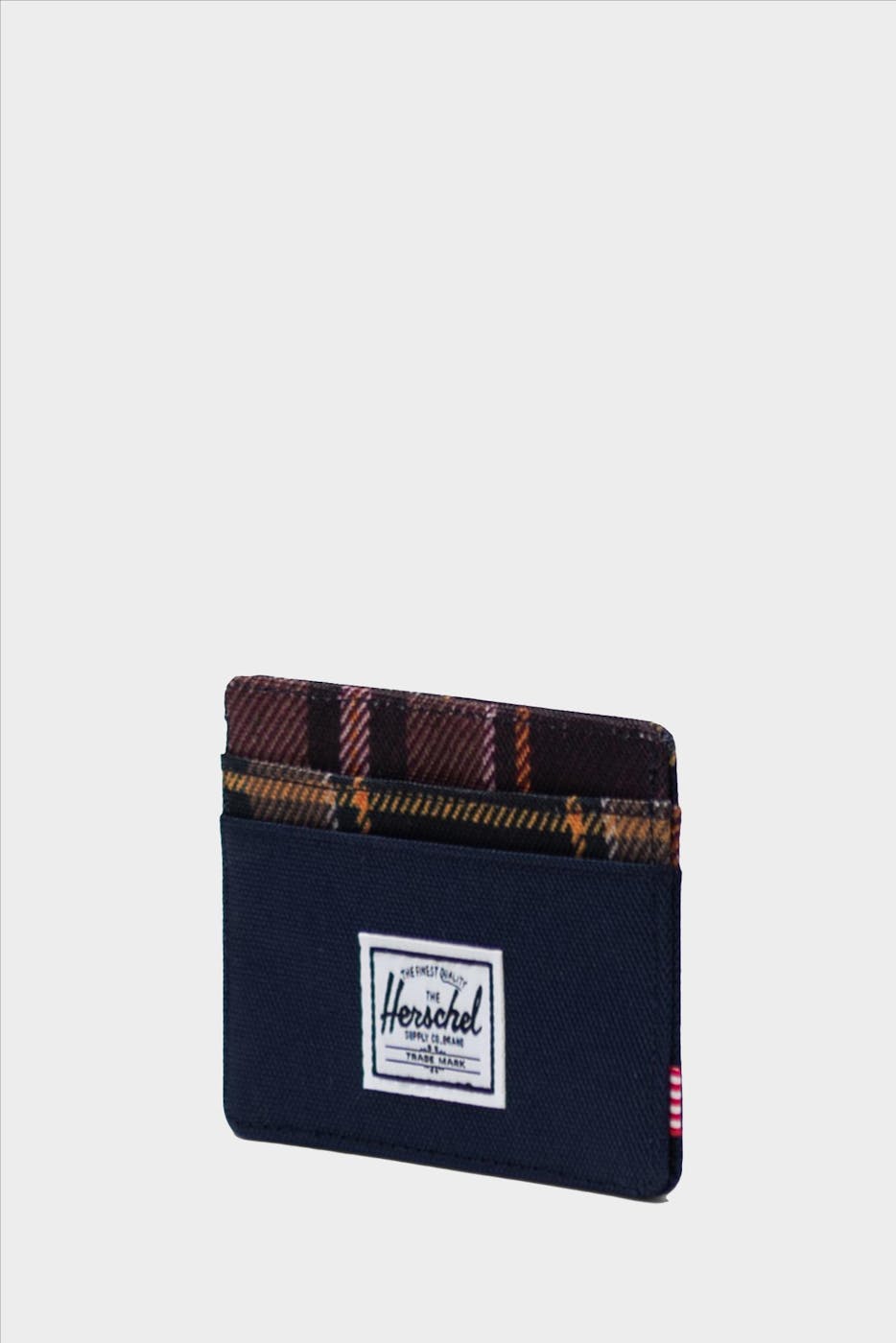 Herschel - Donkerblauwe Geruite Charlie wallet