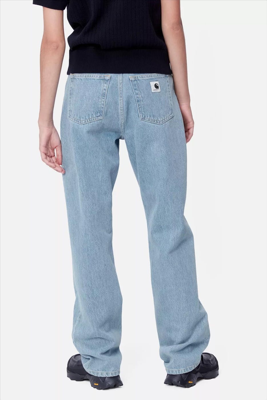 Carhartt WIP - Lichtblauwe Noxon Straight jeans