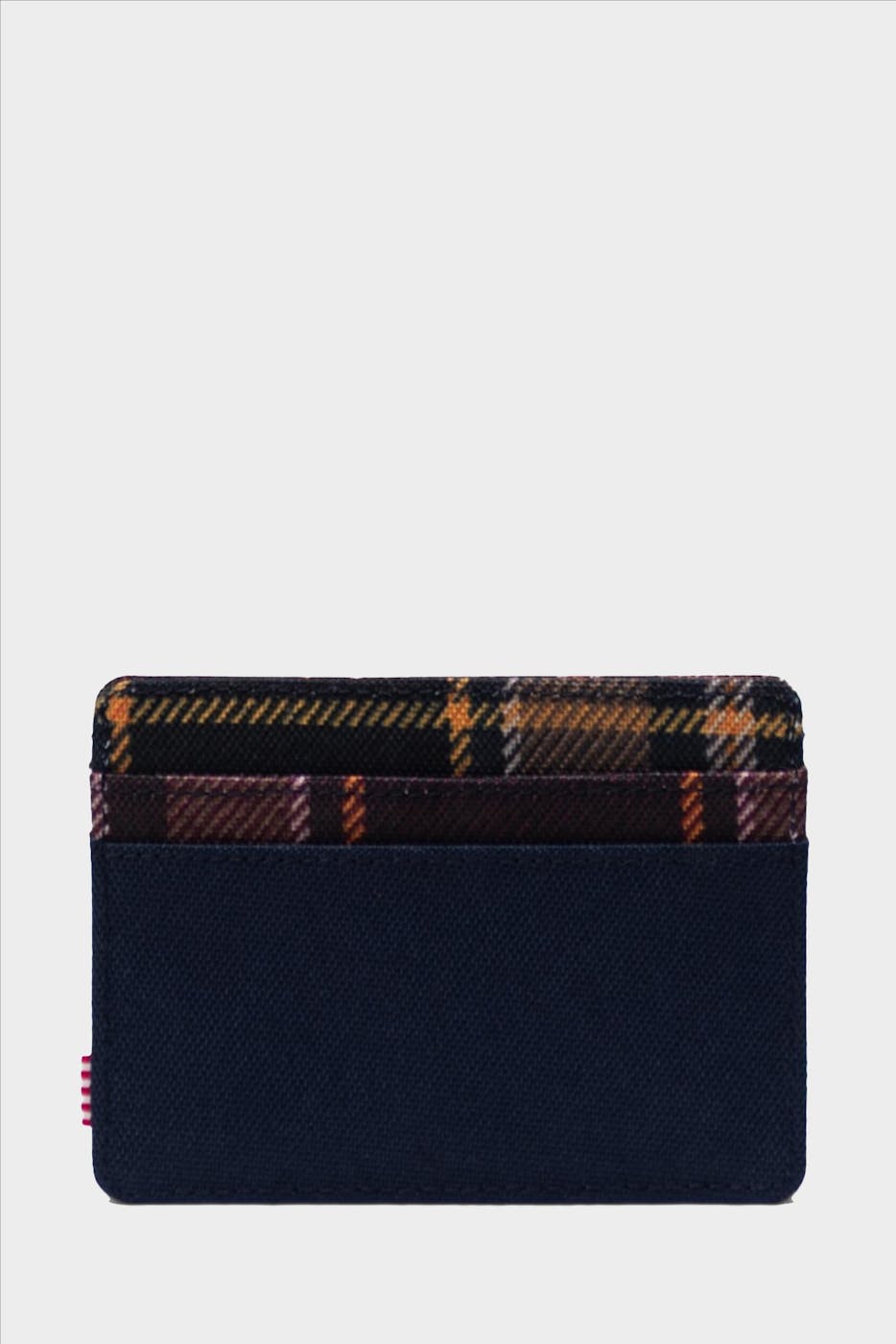 Herschel - Donkerblauwe Geruite Charlie wallet