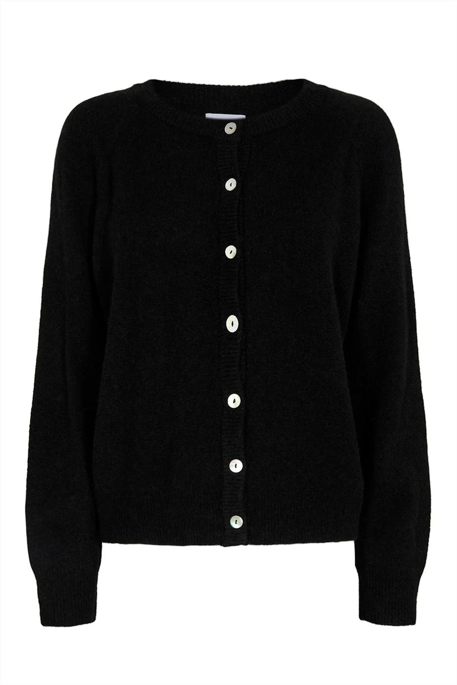 Nümph - Zwarte Ronde Kraag Nuriette cardigan