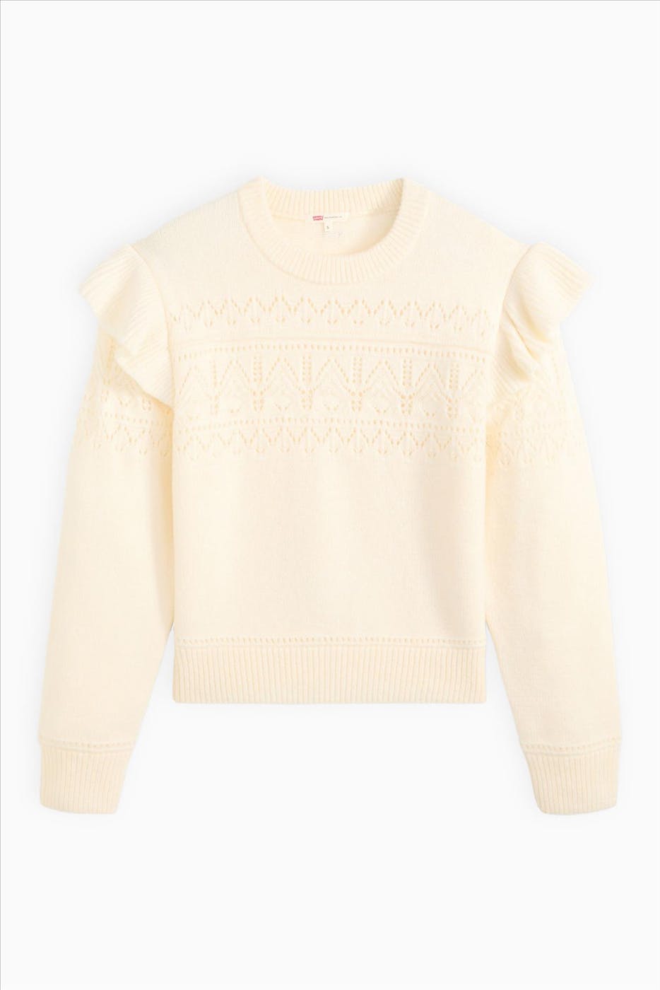 Levi's - Ecru Shane Flutter trui