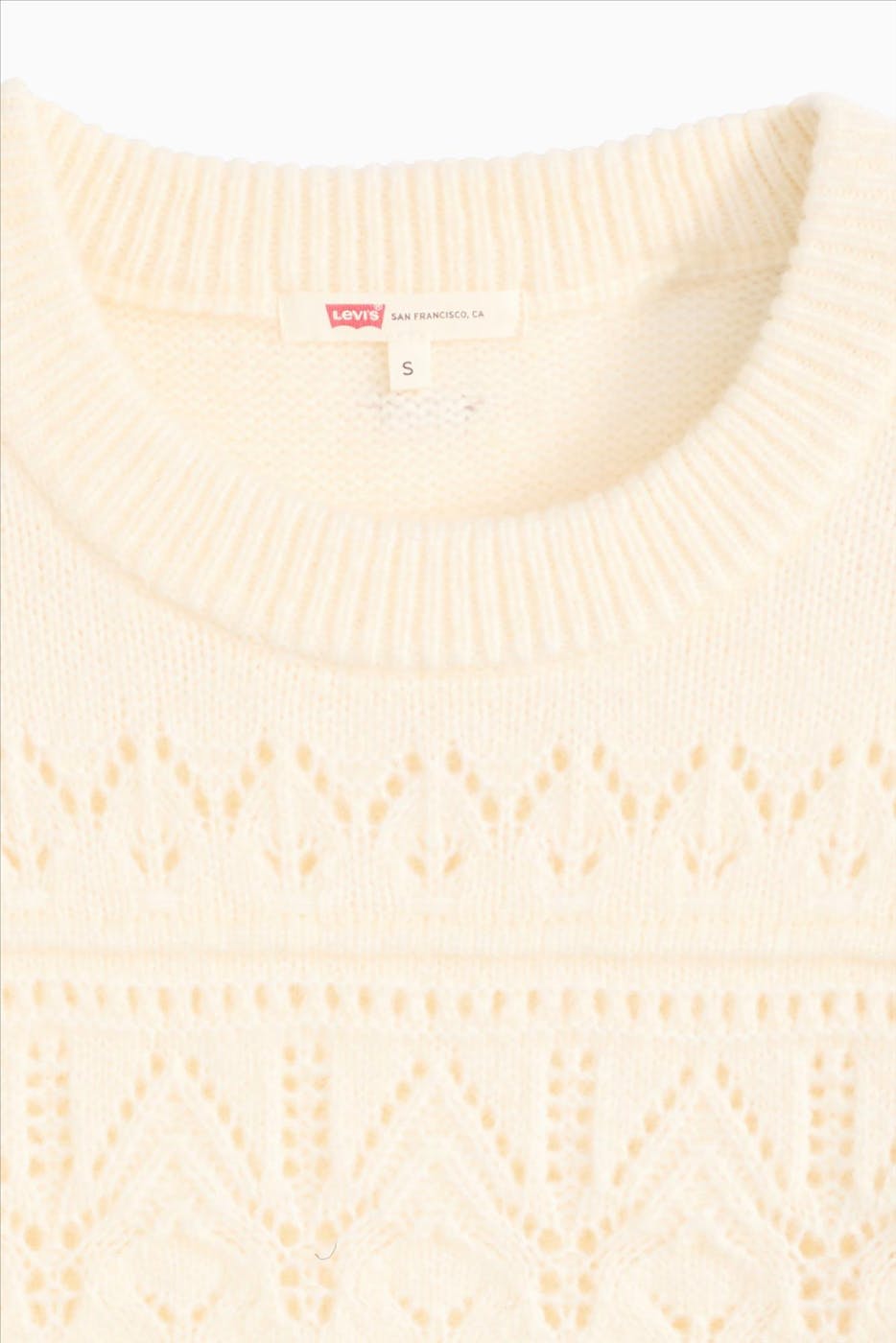 Levi's - Ecru Shane Flutter trui