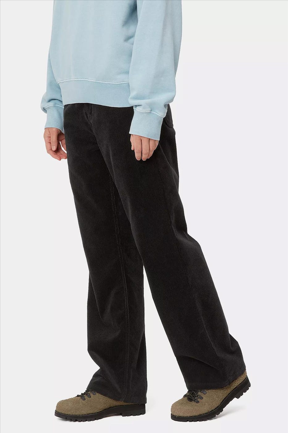 Carhartt WIP - Zwarte Cord Simple pant