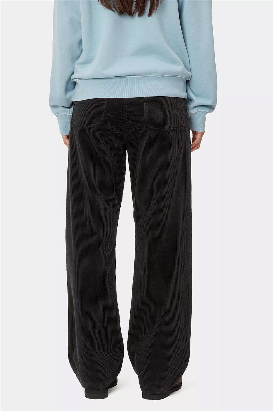Carhartt WIP - Zwarte Cord Simple pant