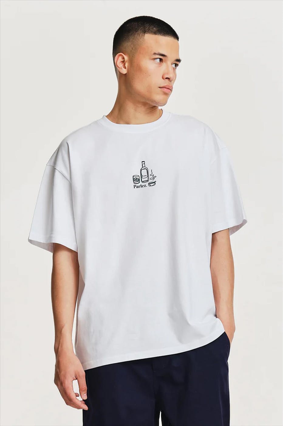 PARLEZ - Witte Fumo T-shirt